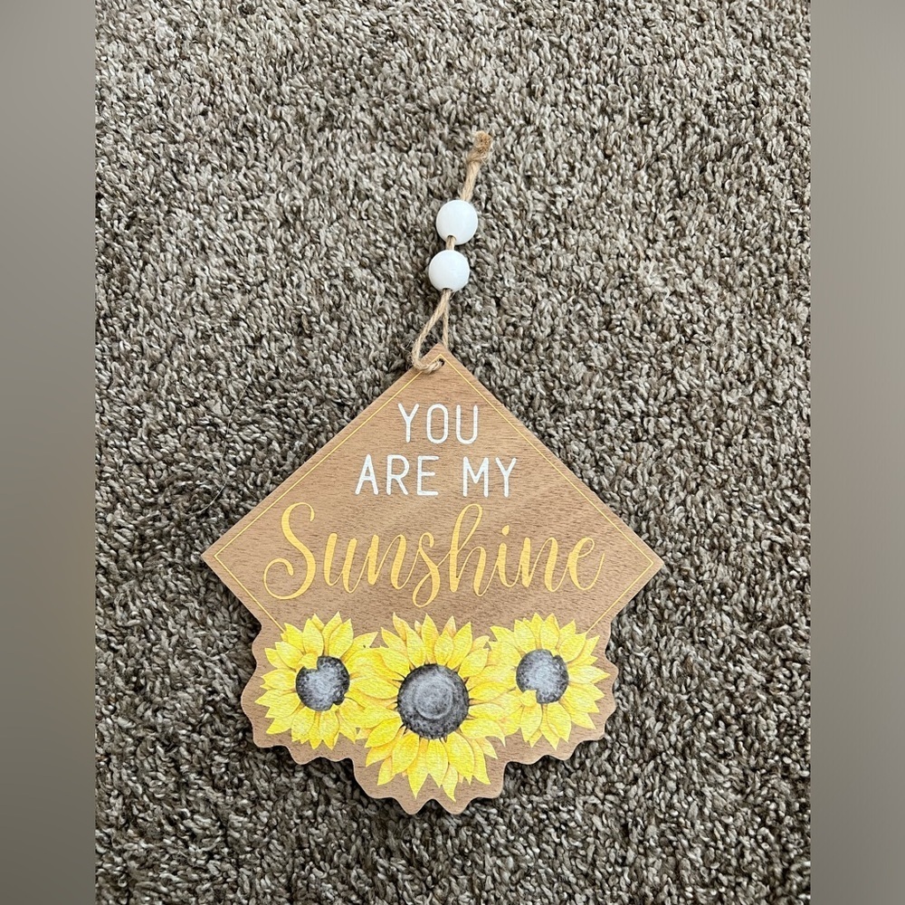 NWT YOU ARE MY SUNSHINE HOME DECOR